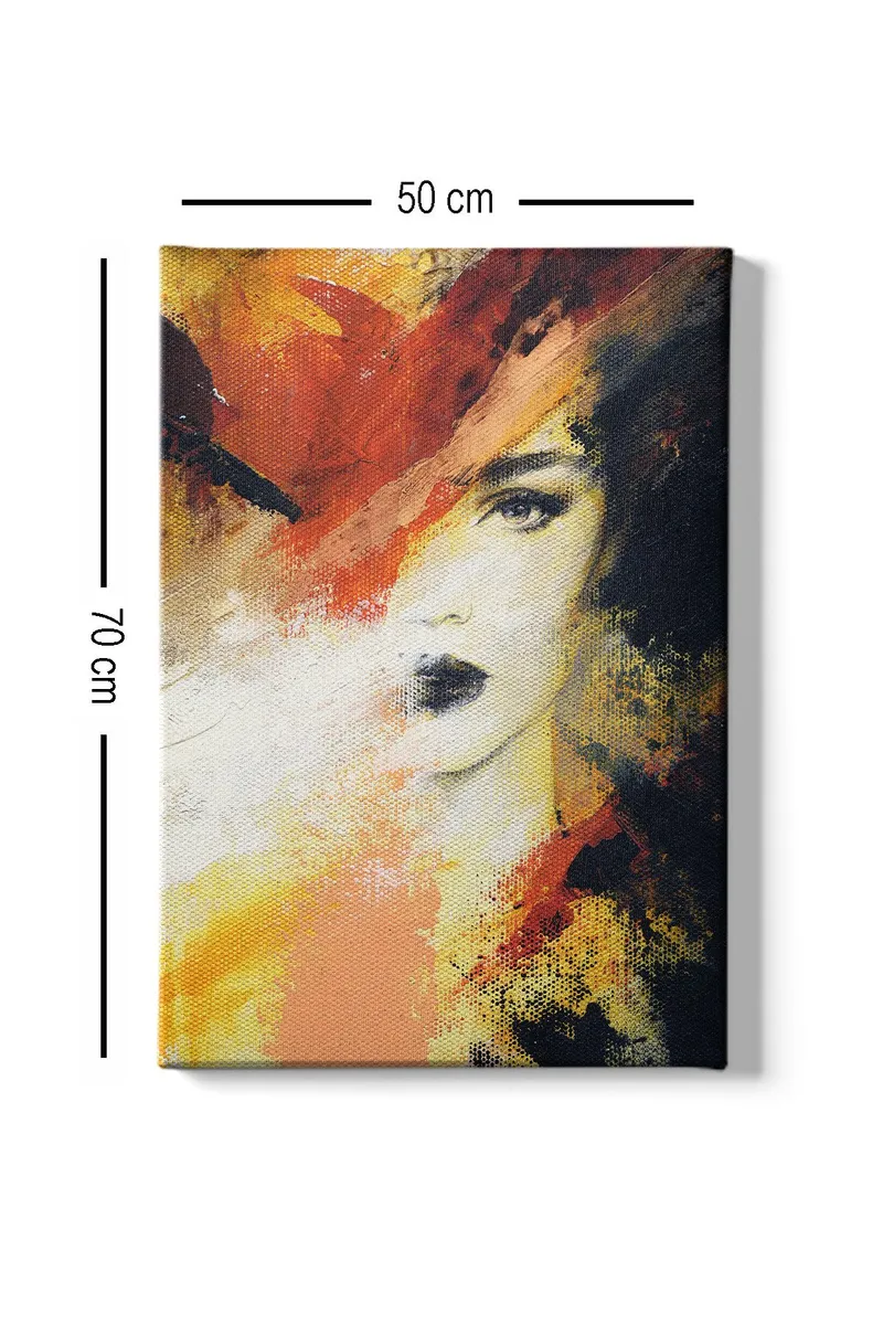 Dekorativ Canvastavla 50x70 cm - Flerfärgad - Inredning & dekor - Tavlor & konst - Canvastavla