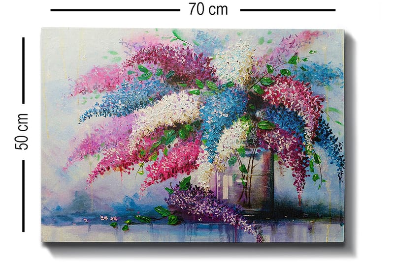 Dekorativ Canvastavla 50x70 cm - Flerfärgad - Inredning & dekor - Tavlor & konst - Canvastavla