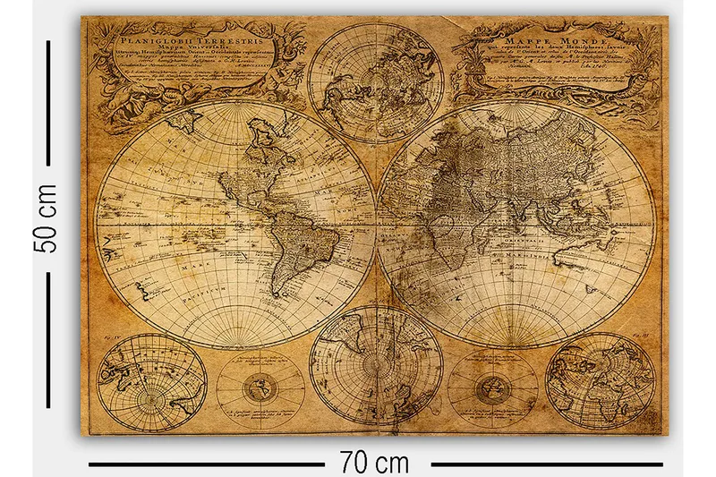 Dekorativ Canvastavla 50x70 cm - Flerfärgad - Inredning & dekor - Tavlor & konst - Canvastavla