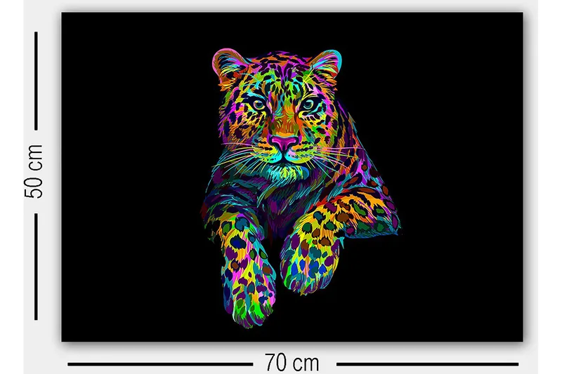 Dekorativ Canvastavla 50x70 cm - Flerfärgad - Inredning & dekor - Tavlor & konst - Canvastavla