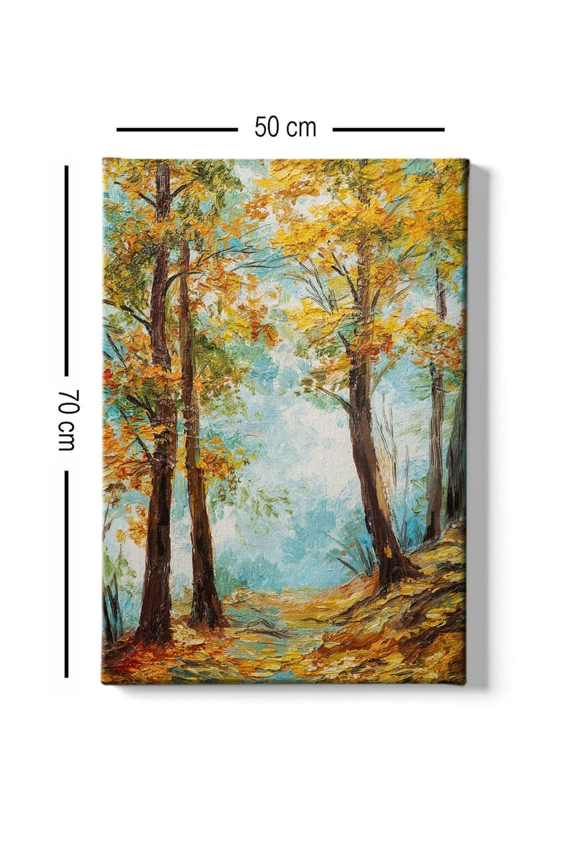 Dekorativ Canvastavla 50x70 cm - Flerfärgad - Inredning & dekor - Tavlor & konst - Canvastavla