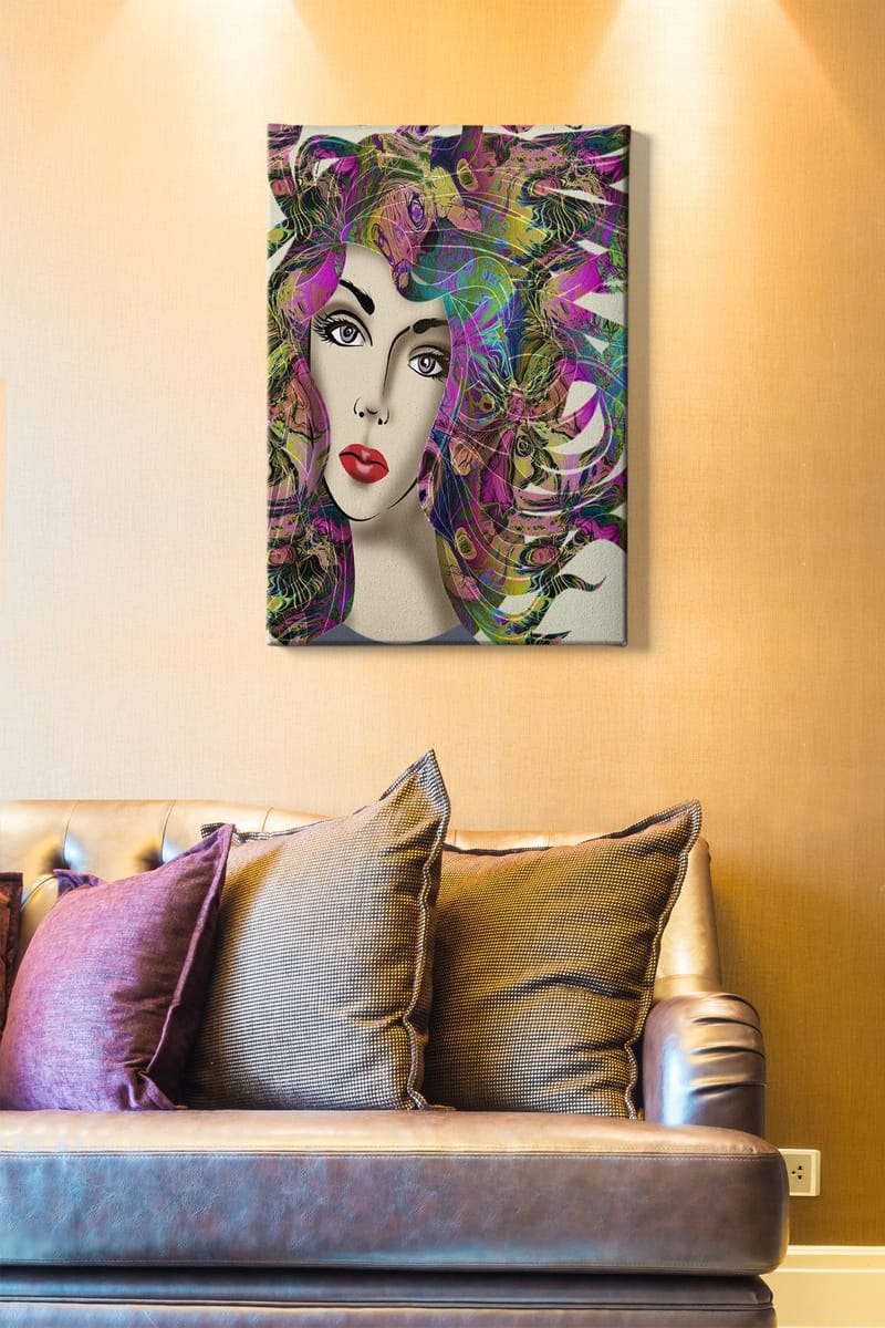 Dekorativ Canvastavla 50x70 cm - Flerfärgad - Inredning & dekor - Tavlor & konst - Canvastavla