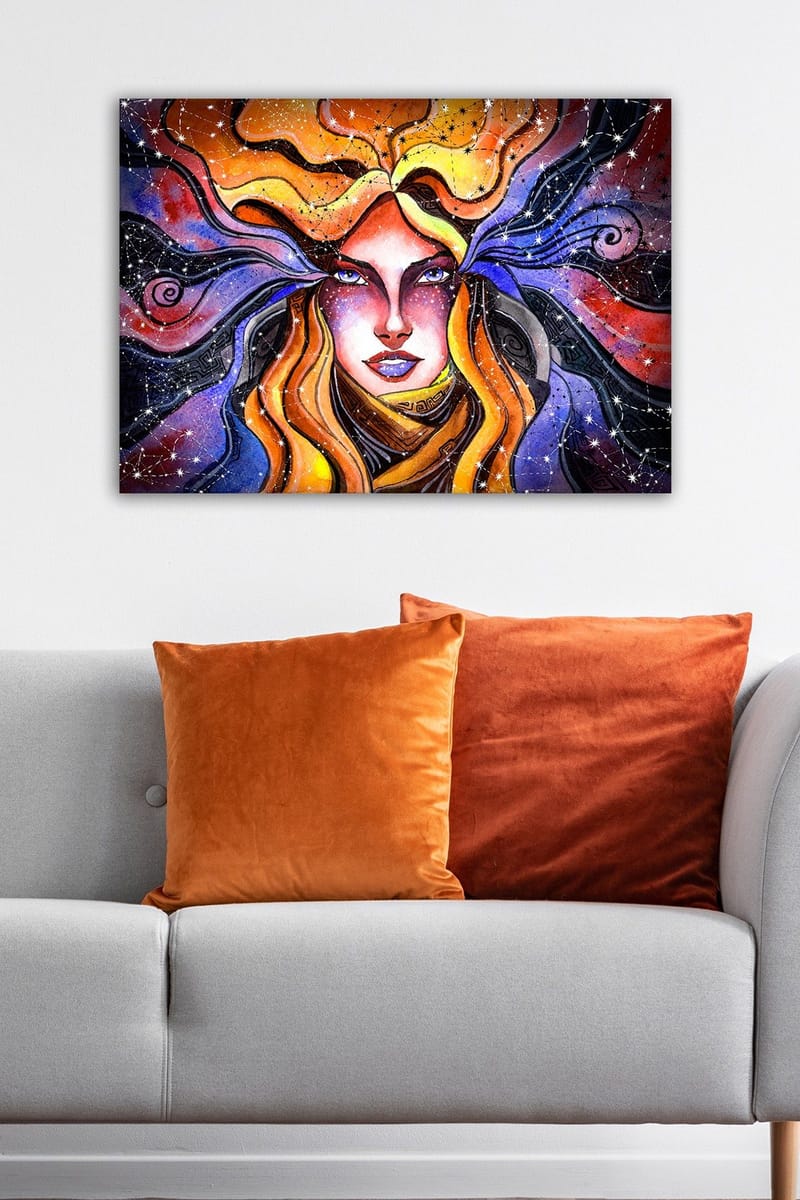 Dekorativ Canvastavla 50x70 cm - Flerfärgad - Inredning & dekor - Tavlor & konst - Canvastavla