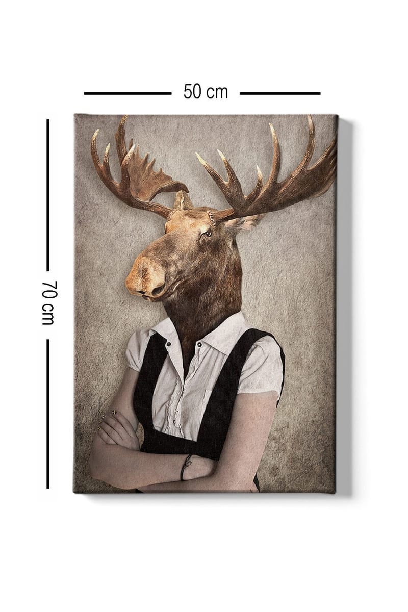 Dekorativ Canvastavla 50x70 cm - Flerfärgad - Inredning & dekor - Tavlor & konst - Canvastavla