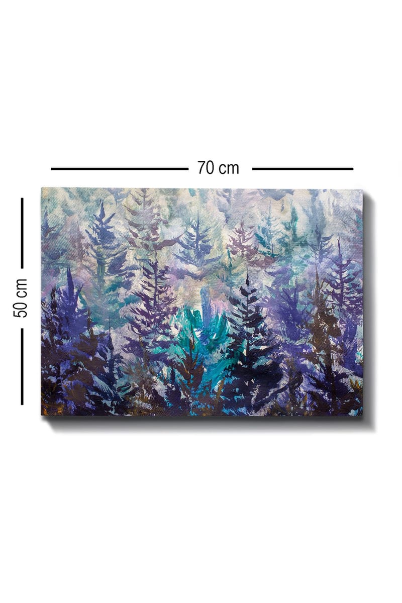 Dekorativ Canvastavla 50x70 cm - Flerfärgad - Inredning & dekor - Tavlor & konst - Canvastavla