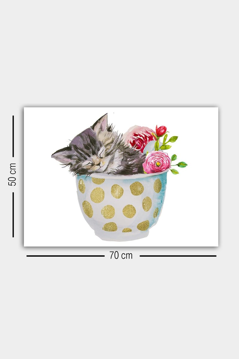 Dekorativ Canvastavla 50x70 cm - Flerfärgad - Inredning & dekor - Tavlor & konst - Canvastavla