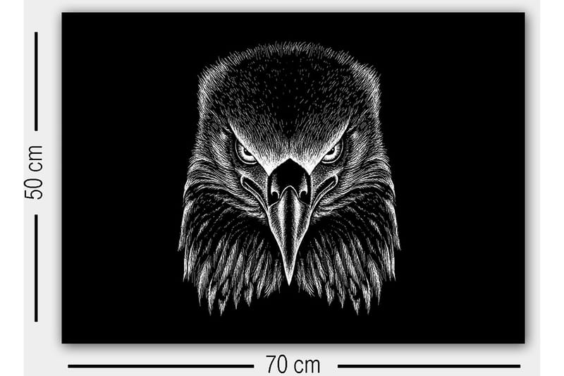 Dekorativ Canvastavla 50x70 cm - Flerfärgad - Inredning & dekor - Tavlor & konst - Canvastavla