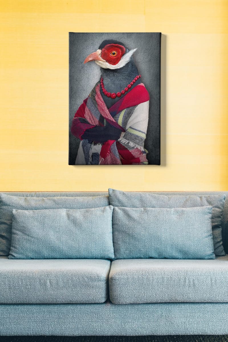 Dekorativ Canvastavla 50x70 cm - Flerfärgad - Inredning & dekor - Tavlor & konst - Canvastavla