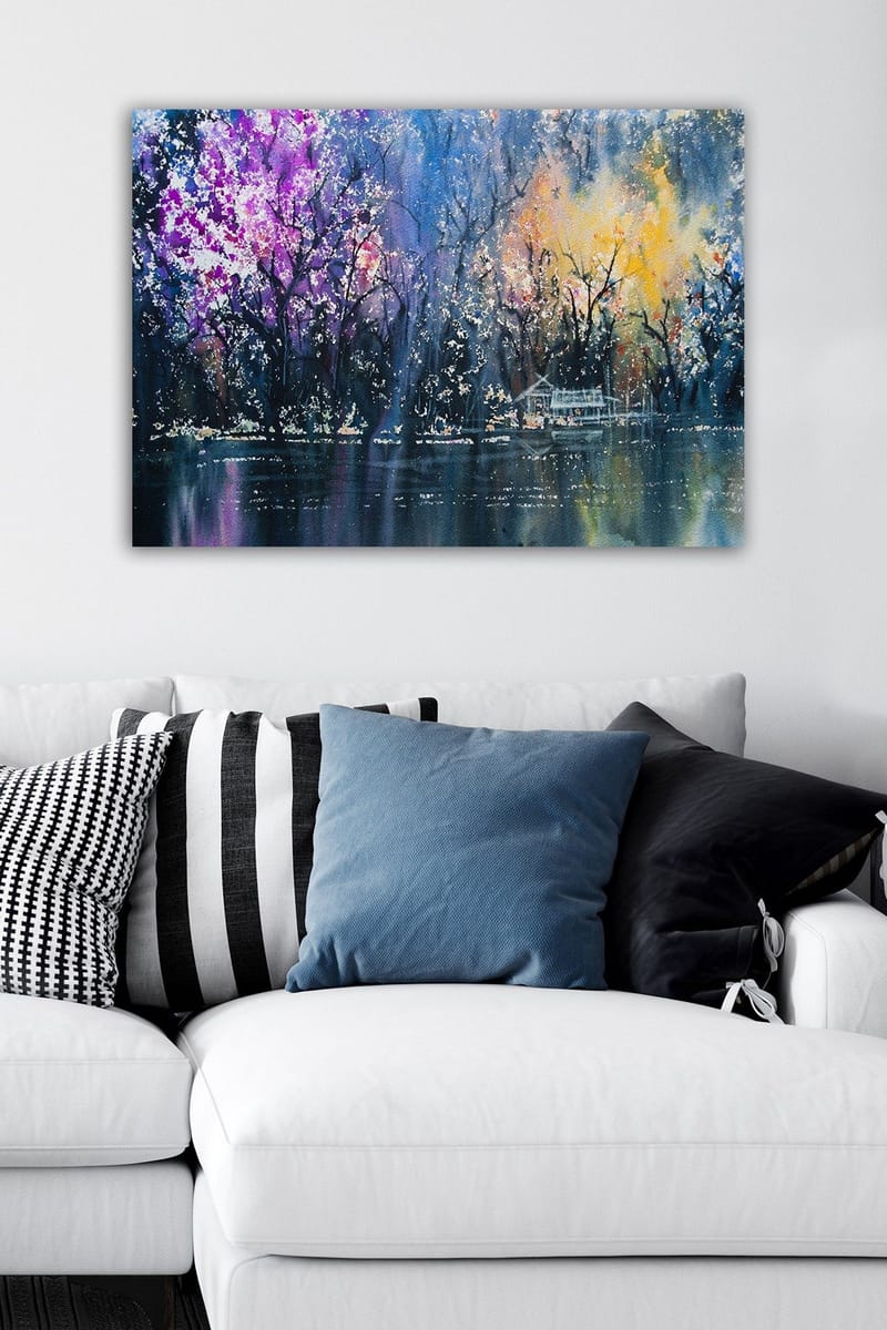 Dekorativ Canvastavla 50x70 cm - Flerfärgad - Inredning & dekor - Tavlor & konst - Canvastavla