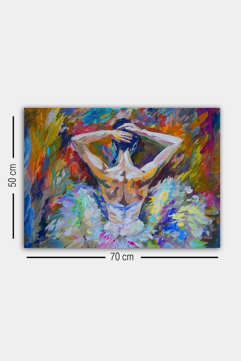 Dekorativ Canvastavla 50x70 cm - Flerfärgad - Inredning & dekor - Tavlor & konst - Canvastavla