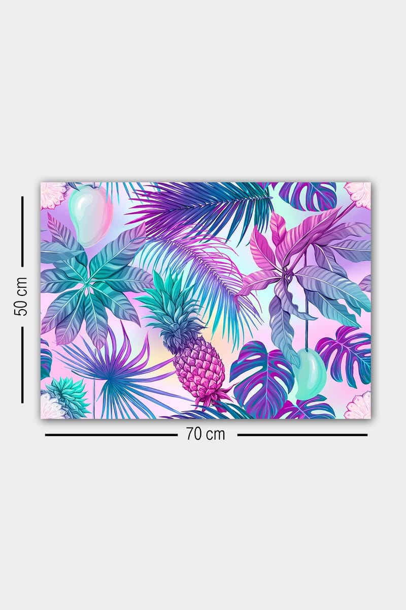 Dekorativ Canvastavla 50x70 cm - Flerfärgad - Inredning & dekor - Tavlor & konst - Canvastavla