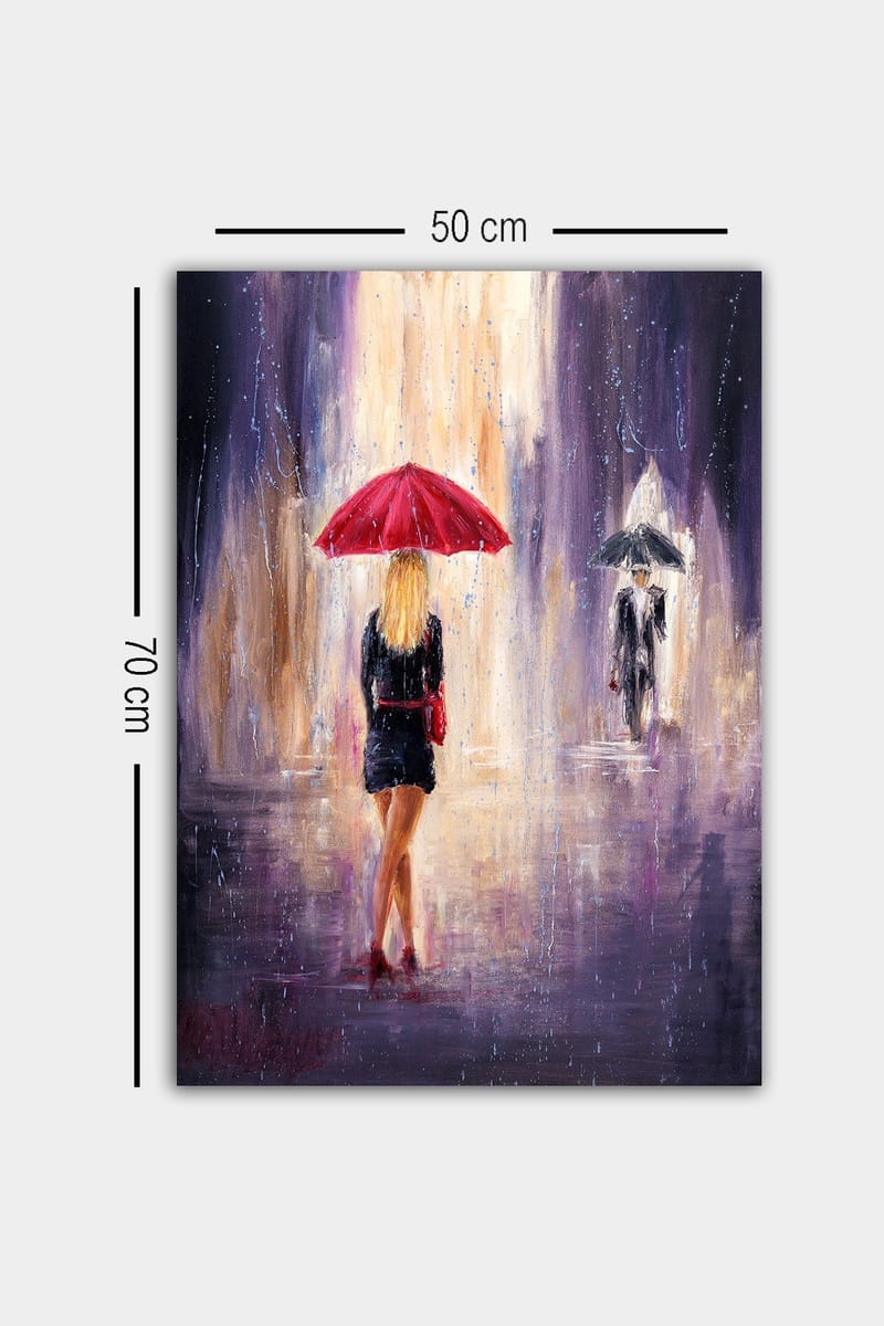 Dekorativ Canvastavla 50x70 cm - Flerfärgad - Inredning & dekor - Tavlor & konst - Canvastavla