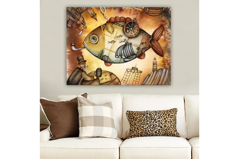 DEKORATIV CANVASTAVLA 70x100 cm Flerfärgad - Inredning & dekor - Tavlor & konst - Canvastavla