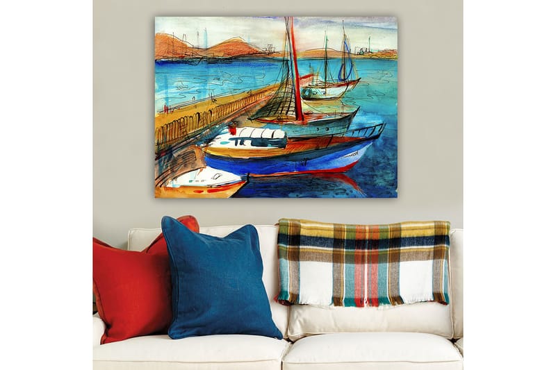 DEKORATIV CANVASTAVLA 70x100 cm Flerfärgad - Inredning & dekor - Tavlor & konst - Canvastavla