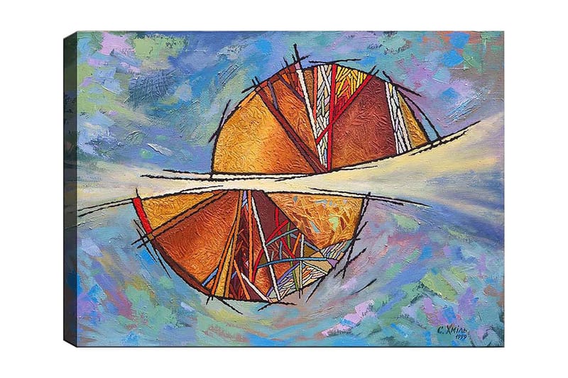 DEKORATIV CANVASTAVLA 70x100 cm Flerfärgad - Inredning & dekor - Tavlor & konst - Canvastavla
