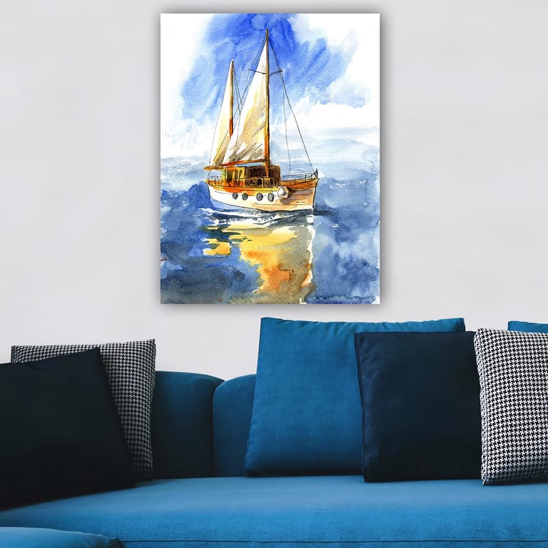 DEKORATIV CANVASTAVLA 70x100 cm Flerfärgad - Inredning & dekor - Tavlor & konst - Canvastavla