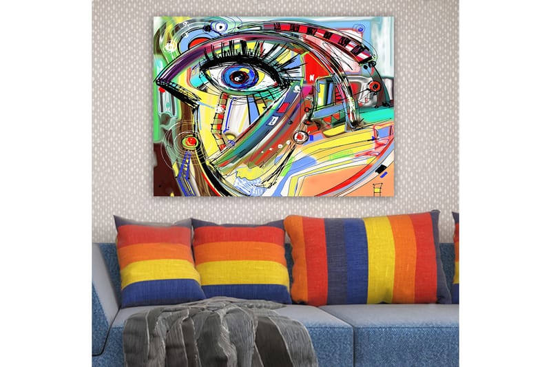 DEKORATIV CANVASTAVLA 70x100 cm Flerfärgad - Inredning & dekor - Tavlor & konst - Canvastavla