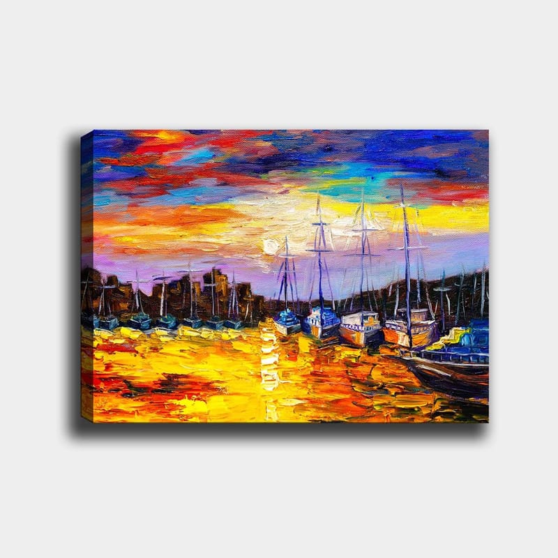DEKORATIV CANVASTAVLA 70x100 cm Flerfärgad - Inredning & dekor - Tavlor & konst - Canvastavla
