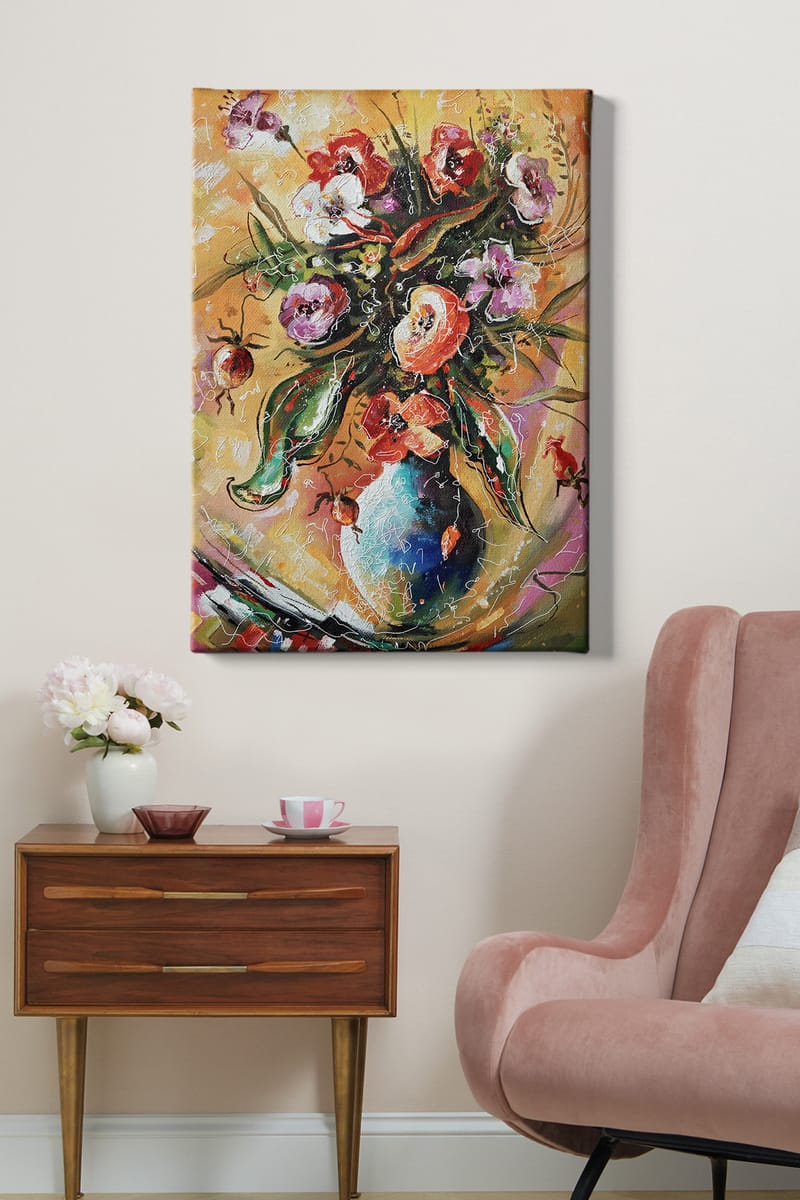DEKORATIV CANVASTAVLA 70x100 cm Flerfärgad - Inredning & dekor - Tavlor & konst - Canvastavla