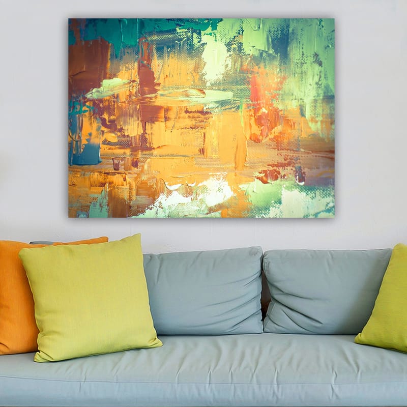 DEKORATIV CANVASTAVLA 70x100 cm Flerfärgad - Inredning & dekor - Tavlor & konst - Canvastavla