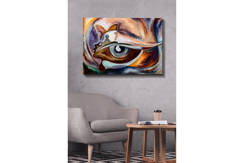 DEKORATIV CANVASTAVLA 70x100 cm Flerfärgad - Inredning & dekor - Tavlor & konst - Canvastavla