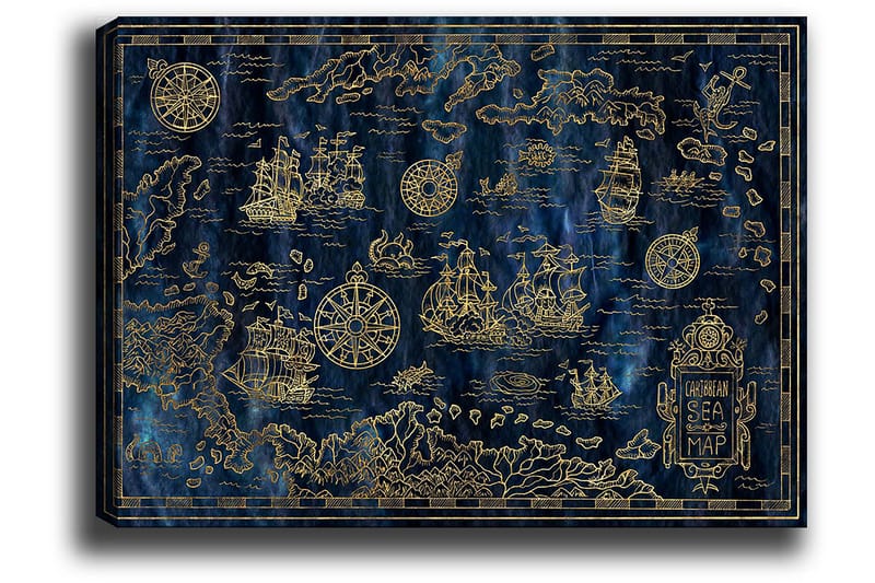 DEKORATIV CANVASTAVLA 70x100 cm Flerfärgad - Inredning & dekor - Tavlor & konst - Canvastavla