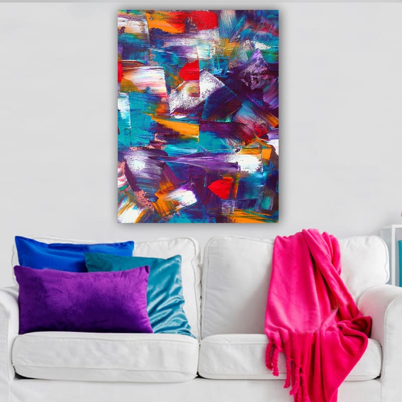 DEKORATIV CANVASTAVLA 70x100 cm Flerfärgad - Inredning & dekor - Tavlor & konst - Canvastavla