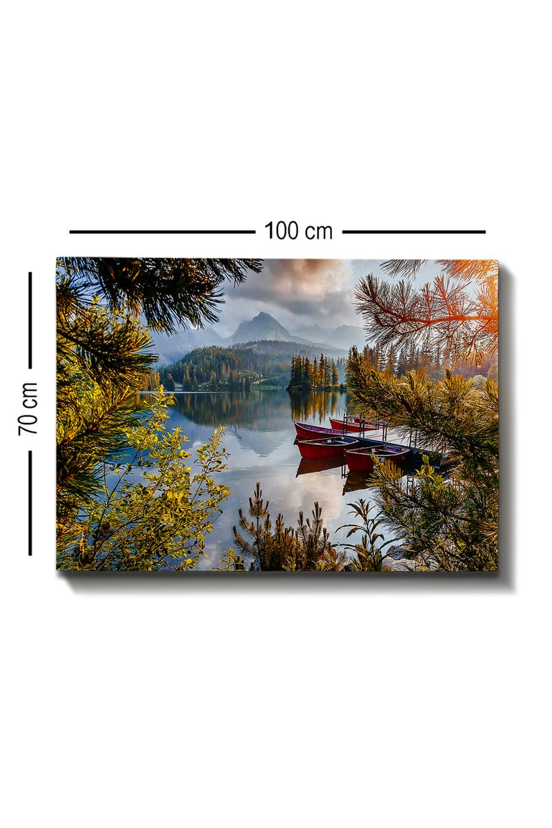 DEKORATIV CANVASTAVLA 70x100 cm Flerfärgad - Inredning & dekor - Tavlor & konst - Canvastavla