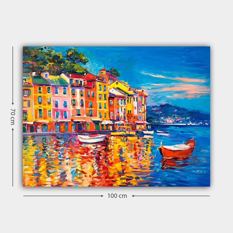DEKORATIV CANVASTAVLA 70x100 cm Flerfärgad - Inredning & dekor - Tavlor & konst - Canvastavla