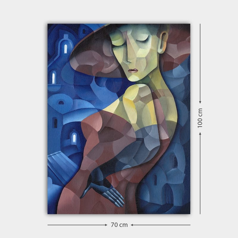 DEKORATIV CANVASTAVLA 70x100 cm Flerfärgad - Inredning & dekor - Tavlor & konst - Canvastavla