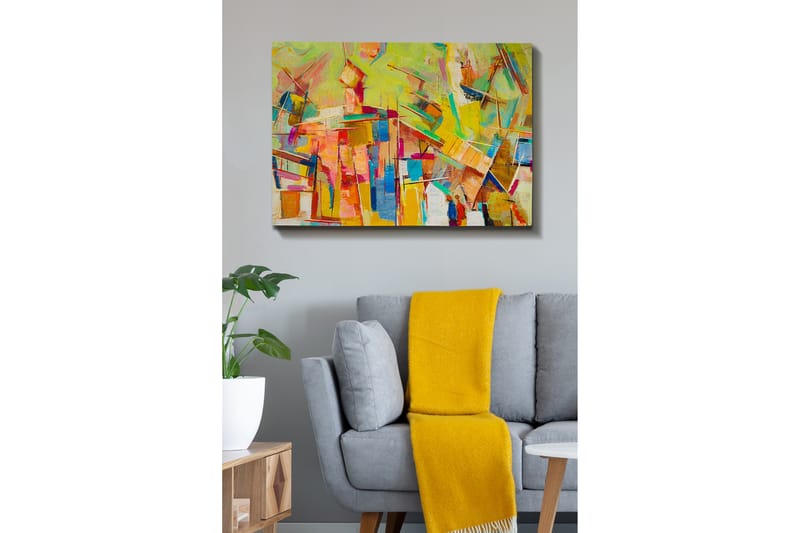 DEKORATIV CANVASTAVLA 70x100 cm Flerfärgad - Inredning & dekor - Tavlor & konst - Canvastavla