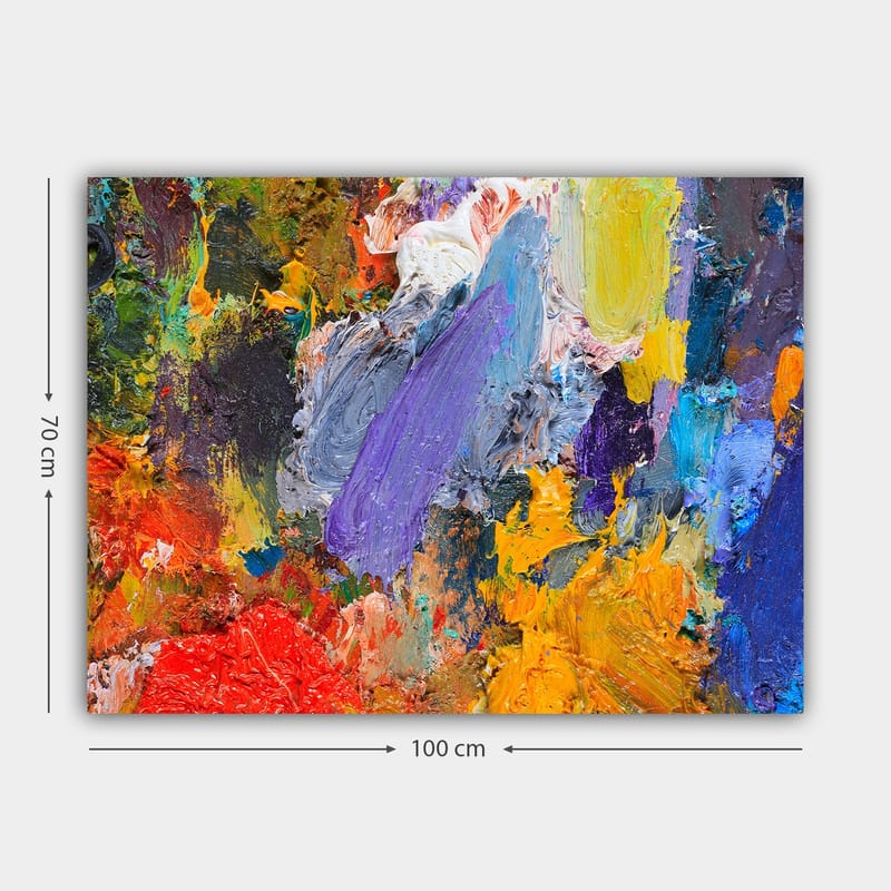 DEKORATIV CANVASTAVLA 70x100 cm Flerfärgad - Inredning & dekor - Tavlor & konst - Canvastavla