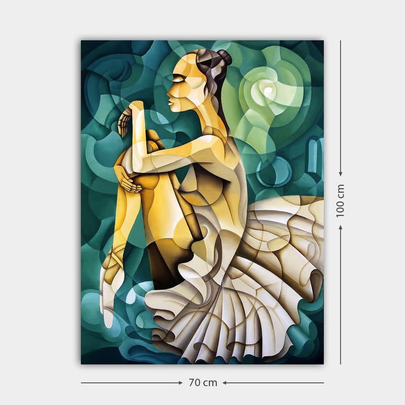 DEKORATIV CANVASTAVLA 70x100 cm Flerfärgad - Inredning & dekor - Tavlor & konst - Canvastavla