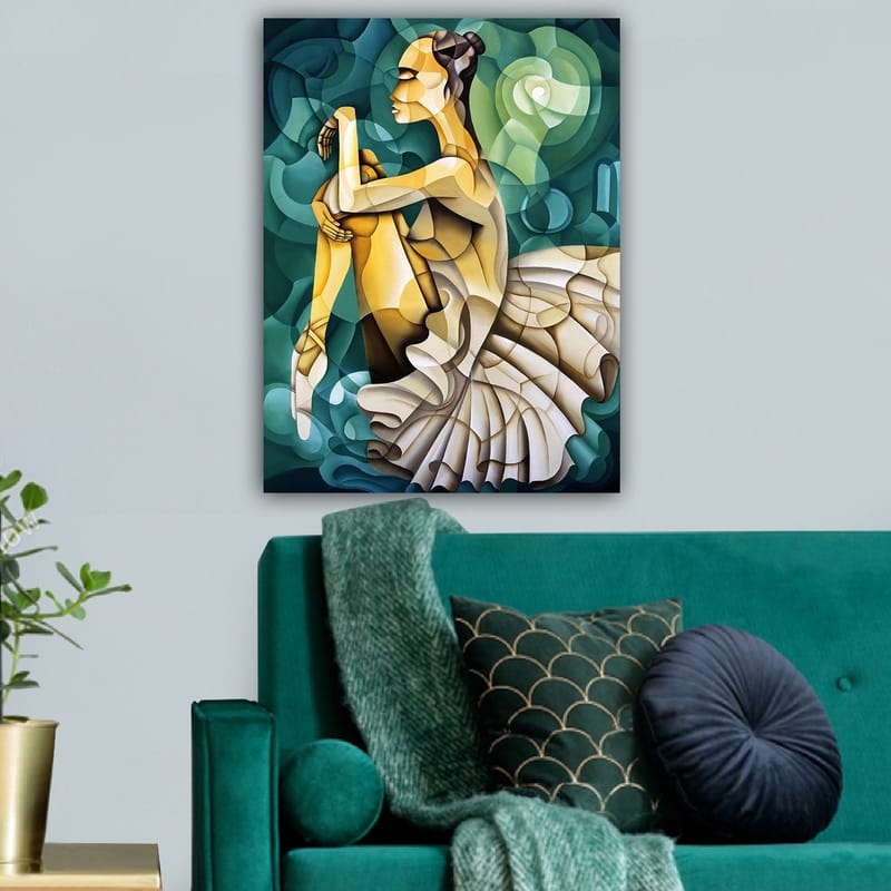 DEKORATIV CANVASTAVLA 70x100 cm Flerfärgad - Inredning & dekor - Tavlor & konst - Canvastavla