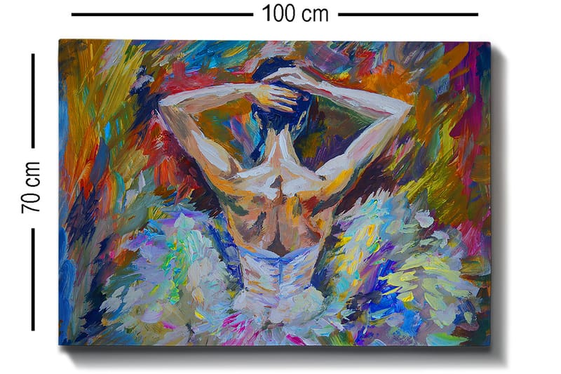 DEKORATIV CANVASTAVLA 70x100 cm Flerfärgad - Inredning & dekor - Tavlor & konst - Canvastavla