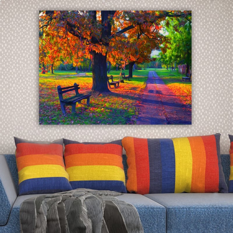 DEKORATIV CANVASTAVLA 70x100 cm Flerfärgad - Inredning & dekor - Tavlor & konst - Canvastavla