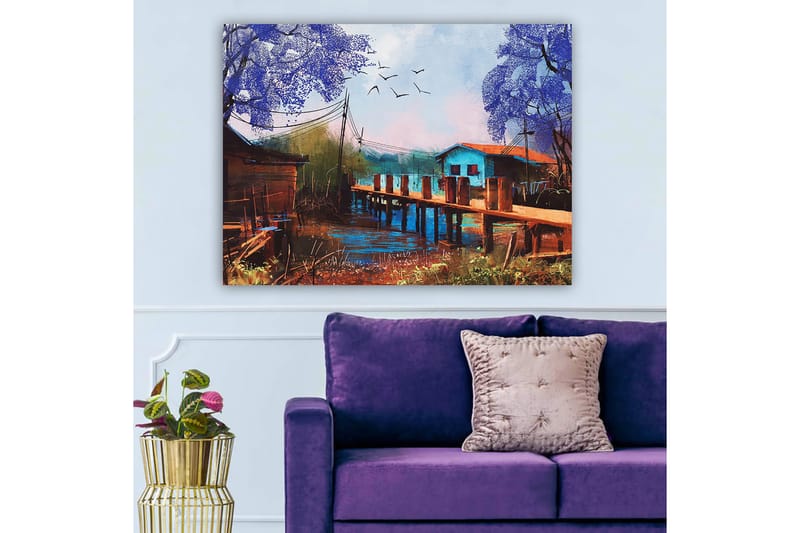DEKORATIV CANVASTAVLA 70x100 cm Flerfärgad - Inredning & dekor - Tavlor & konst - Canvastavla