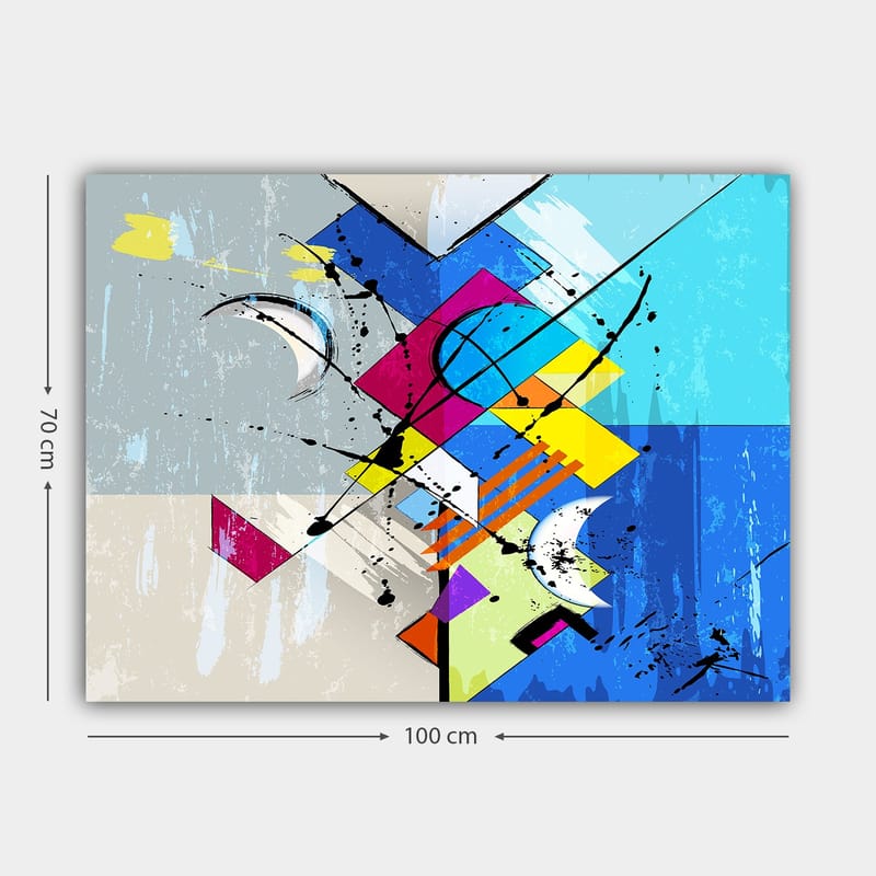 DEKORATIV CANVASTAVLA 70x100 cm Flerfärgad - Inredning & dekor - Tavlor & konst - Canvastavla