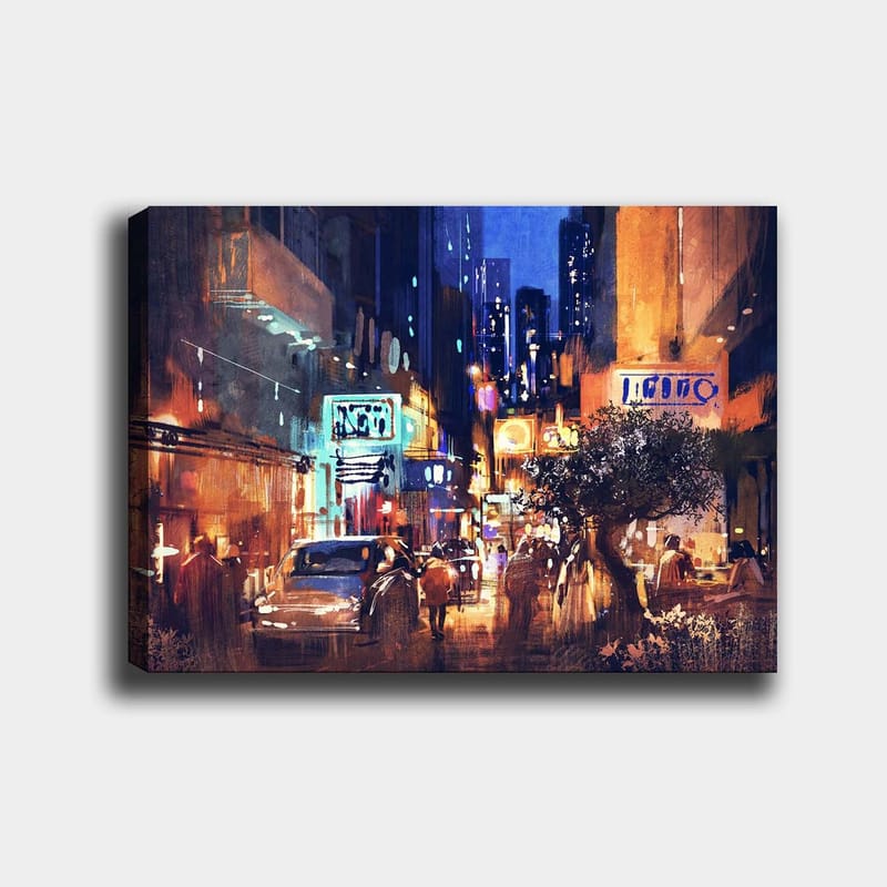 DEKORATIV CANVASTAVLA 70x100 cm Flerfärgad - Inredning & dekor - Tavlor & konst - Canvastavla