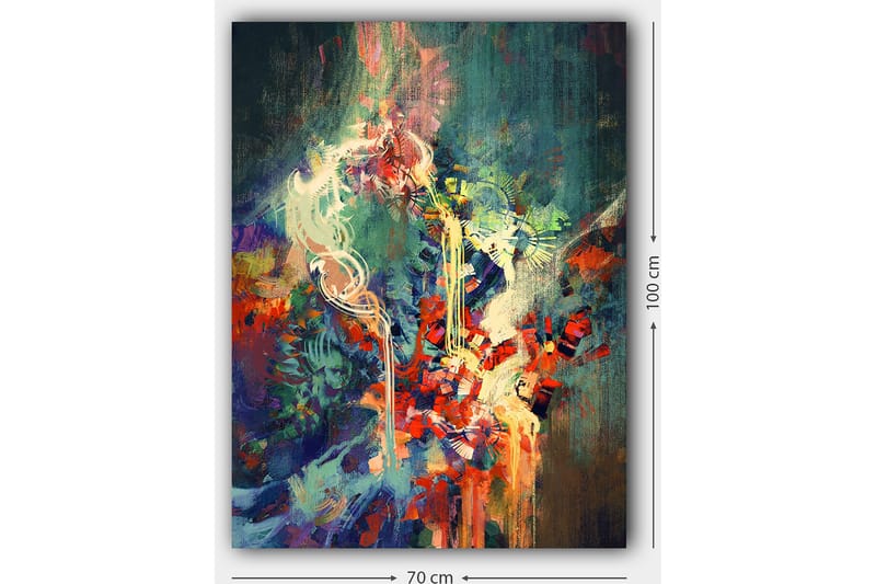 DEKORATIV CANVASTAVLA 70x100 cm Flerfärgad - Inredning & dekor - Tavlor & konst - Canvastavla