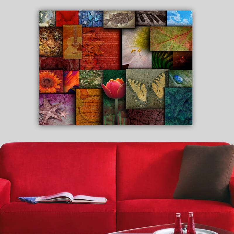 DEKORATIV CANVASTAVLA 70x100 cm Flerfärgad - Inredning & dekor - Tavlor & konst - Canvastavla
