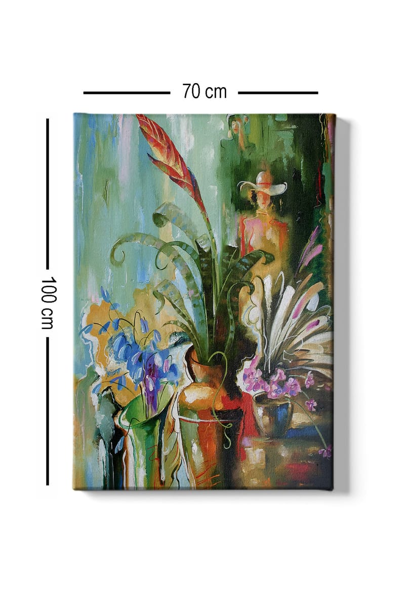 DEKORATIV CANVASTAVLA 70x100 cm Flerfärgad - Inredning & dekor - Tavlor & konst - Canvastavla