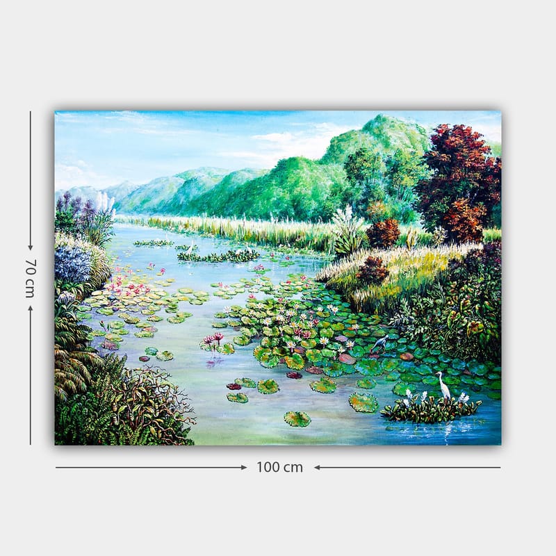 DEKORATIV CANVASTAVLA 70x100 cm Flerfärgad - Inredning & dekor - Tavlor & konst - Canvastavla