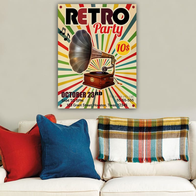 DEKORATIV CANVASTAVLA 70x100 cm Flerfärgad - Inredning & dekor - Tavlor & konst - Canvastavla