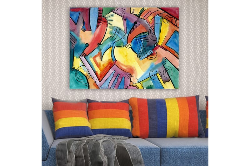 DEKORATIV CANVASTAVLA 70x100 cm Flerfärgad - Inredning & dekor - Tavlor & konst - Canvastavla