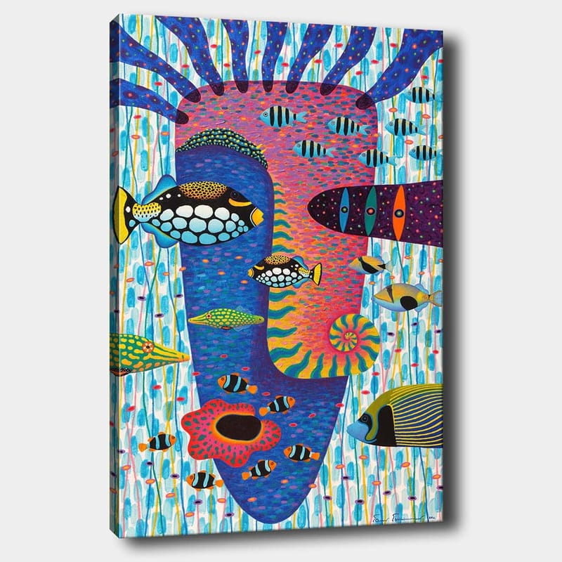 DEKORATIV CANVASTAVLA 70x100 cm Flerfärgad - Inredning & dekor - Tavlor & konst - Canvastavla