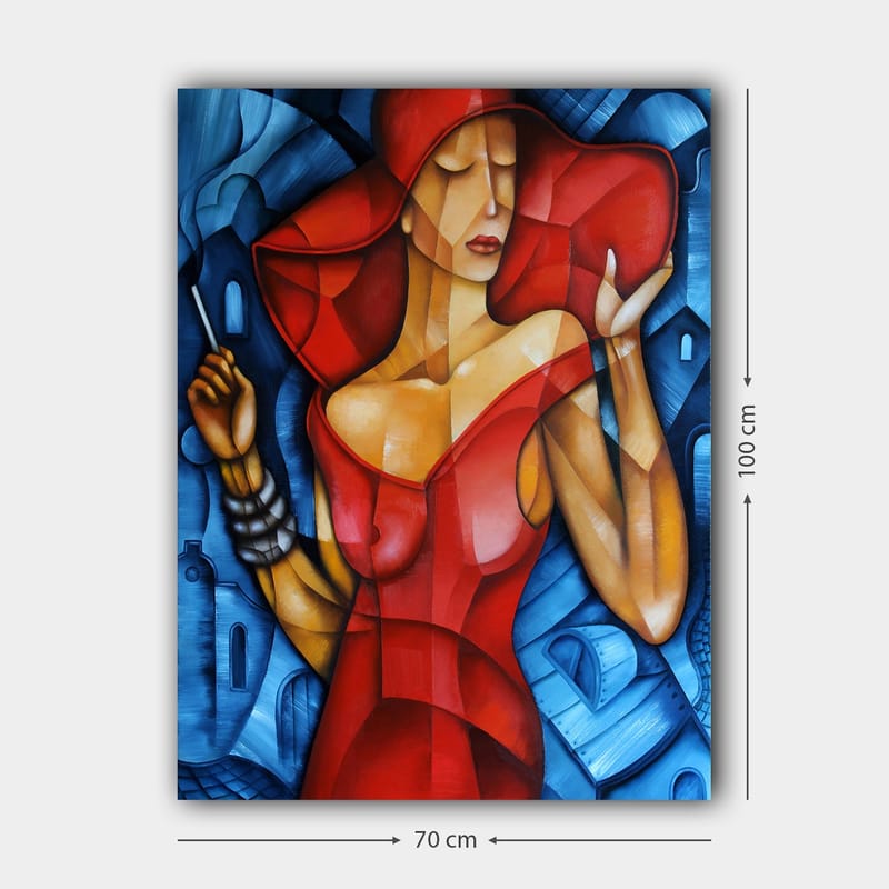 DEKORATIV CANVASTAVLA 70x100 cm Flerfärgad - Inredning & dekor - Tavlor & konst - Canvastavla