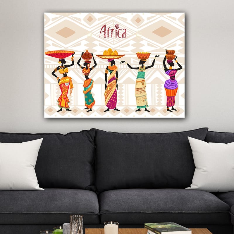 DEKORATIV CANVASTAVLA 70x100 cm Flerfärgad - Inredning & dekor - Tavlor & konst - Canvastavla