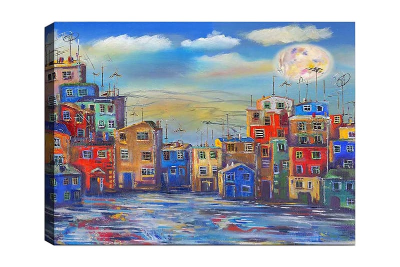DEKORATIV CANVASTAVLA 70x100 cm Flerfärgad - Inredning & dekor - Tavlor & konst - Canvastavla