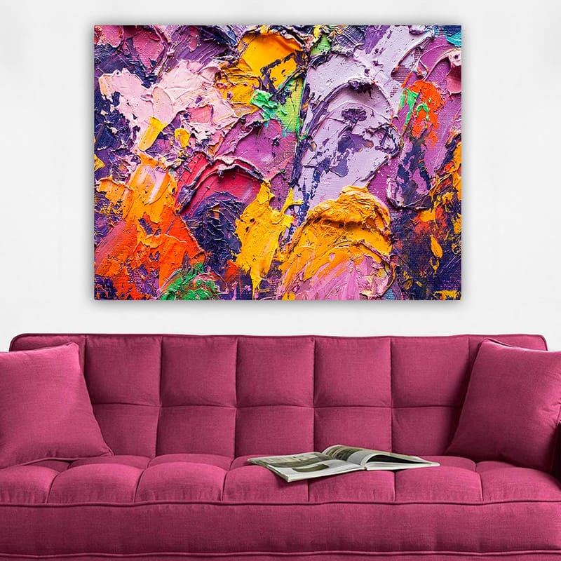 DEKORATIV CANVASTAVLA 70x100 cm Flerfärgad - Inredning & dekor - Tavlor & konst - Canvastavla